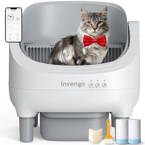 Automatic Cat Litter Box Self Cleaning with App Control — Self-Cleaning Litter Box, Invengo