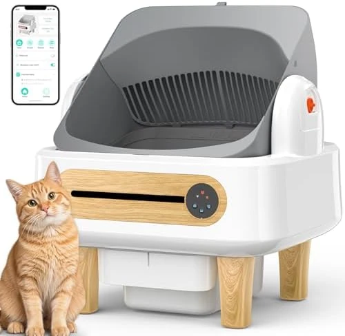 Automatic Cat Litter Box Self Cleaning — Self-Cleaning Litter Box, RPZ
