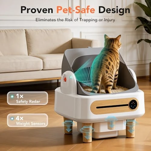 Automatic Cat Litter Box Self Cleaning — Self-Cleaning Litter Box, RPZ
