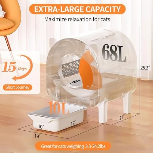 Automatic Cat Litter Box — Self-Cleaning Litter Box, BEAUTIFUL HYDRATION