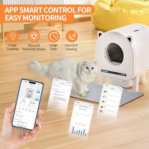 Automatic Cat Litter Box — Self-Cleaning Litter Box, BEAUTIFUL HYDRATION