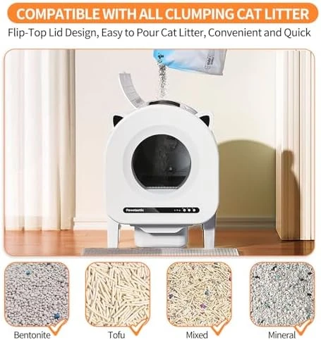 Automatic Cat Litter Box — Self-Cleaning Litter Box, BEAUTIFUL HYDRATION