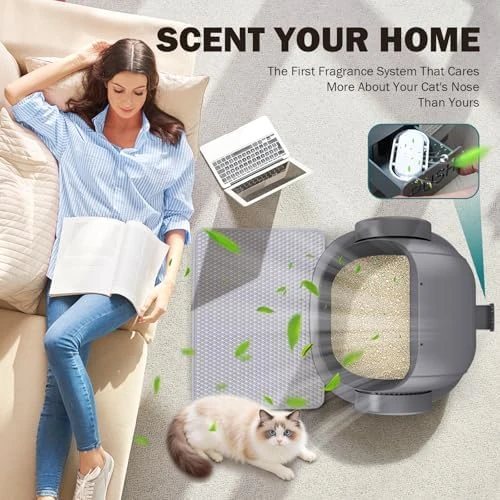 Automatic Litter Box — Self-Cleaning Litter Box, LUODIER