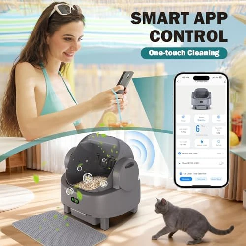 Automatic Litter Box — Self-Cleaning Litter Box, LUODIER
