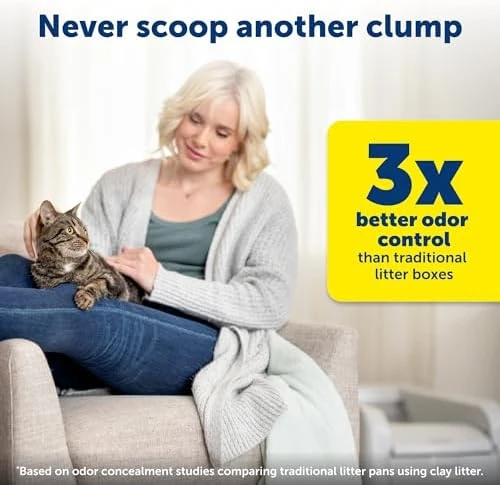 Clumping Self-Cleaning Litter Box with Health Counter — Self-Cleaning Litter Box, PetSafe