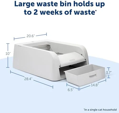 Clumping Self-Cleaning Litter Box with Health Counter — Self-Cleaning Litter Box, PetSafe