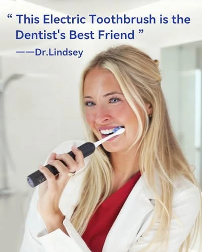 Electric Toothbrush with AI Display and Travel Case — Electric Toothbrush, SAKYPRORAL