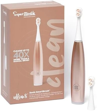 Electric Toothbrush with Dual Sonic Modes and Pressure Sensor — Electric Toothbrush, SuperMouth