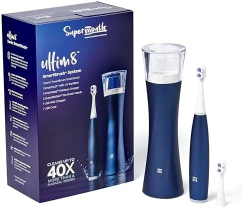 Electric Toothbrush with Dual Sonic Modes and Pressure Sensor — Electric Toothbrush, SuperMouth