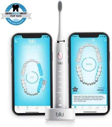 Electric Toothbrush with Interactive Live Tracking App — Electric Toothbrush, Blu
