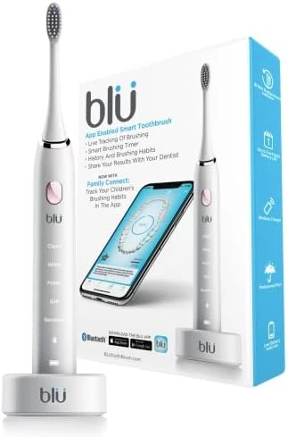 Electric Toothbrush with Interactive Live Tracking App — Electric Toothbrush, Blu