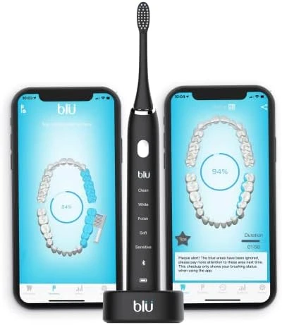 Electric Toothbrush with Interactive Live Tracking App — Electric Toothbrush, Blu