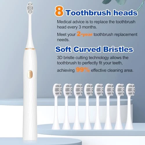 Electric Toothbrush with Tongue Scraper and Travel Case — Electric Toothbrush, FXQQZZ