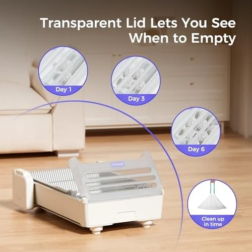 Open-Top Automatic Litter Box — Self-Cleaning Litter Box, Robotail