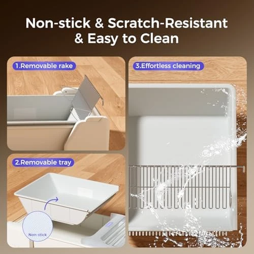 Open-Top Automatic Litter Box — Self-Cleaning Litter Box, Robotail