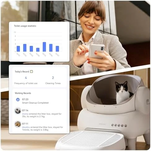 Open-Top Self Cleaning Cat Litter Box — Self-Cleaning Litter Box, Neakasa