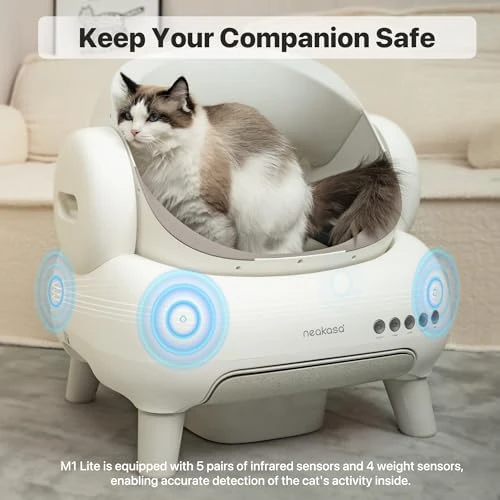 Open-Top Self Cleaning Cat Litter Box — Self-Cleaning Litter Box, Neakasa