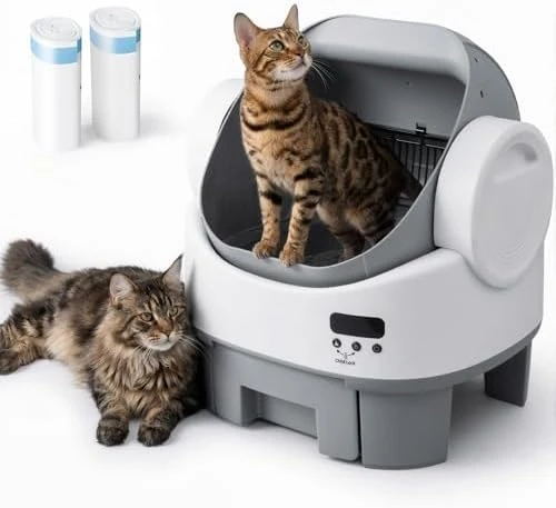 Self-Cleaning Cat Litter Box — Self-Cleaning Litter Box, WARCAT