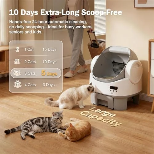 Self-Cleaning Cat Litter Box — Self-Cleaning Litter Box, WARCAT
