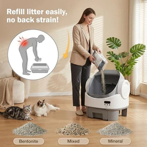Self-Cleaning Cat Litter Box — Self-Cleaning Litter Box, WARCAT