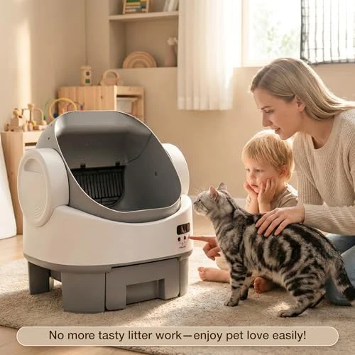 Self-Cleaning Cat Litter Box — Self-Cleaning Litter Box, WARCAT