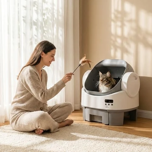Self-Cleaning Cat Litter Box — Self-Cleaning Litter Box, WARCAT
