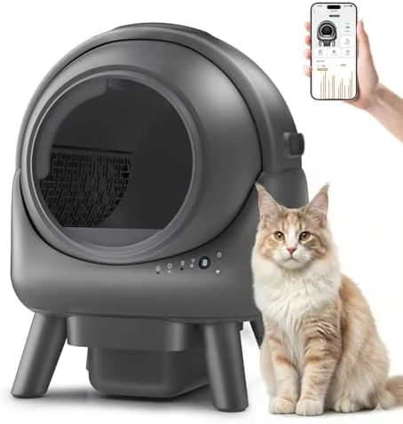 Self Cleaning Litter Box with App Control — Self-Cleaning Litter Box, Heldenrol