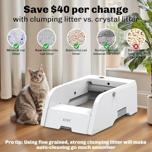 Self Cleaning Litter Box — Self-Cleaning Litter Box, KYKY