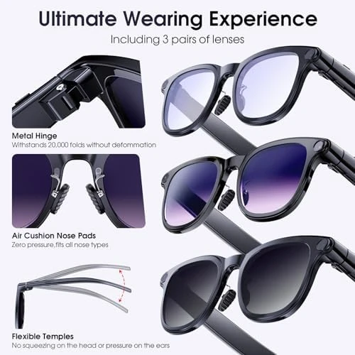 Smart Glasses with Camera and AI Assistant — Smart Glasses, Amwentu