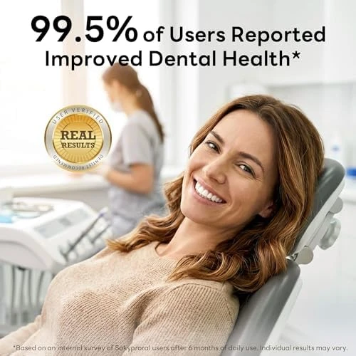 Sonic Electric Toothbrush for Adults with Brushing Score and Smart Timer Display — Electric Toothbrush, SAKYPRORAL