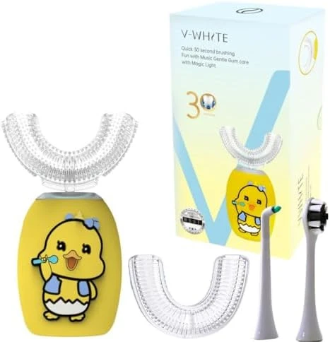 Ultrasonic U-Shaped Toothbrush for Teeth Whitening — Electric Toothbrush, V-WHITE