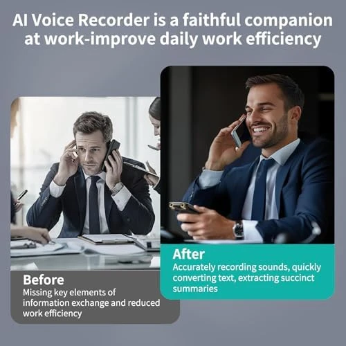 Voice Recorder with Transcription and Translation — Translator Device, Rpbznr