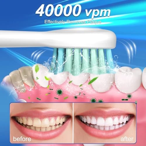 Waterproof Sonic Electric Toothbrush for Adults — Electric Toothbrush, IYGLKD