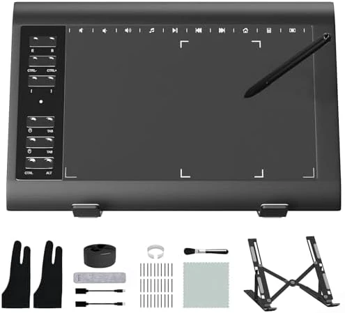 Graphic Drawing Tablet with Ergonomic Stand — Drawing Tablet, ienRon