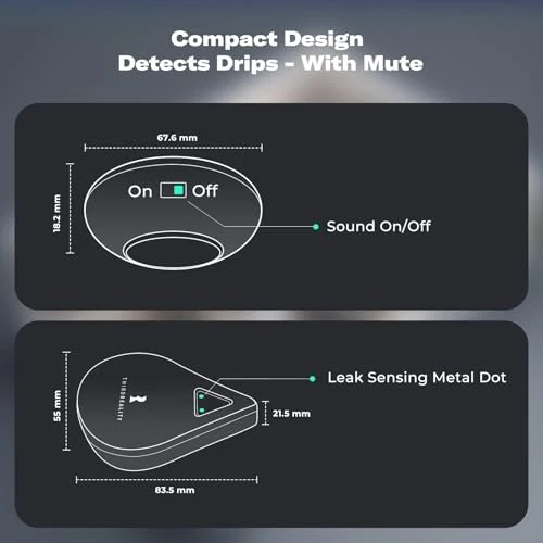Smart Water Leak Sensor — Water Shut Off Valve, THIRDREALITY