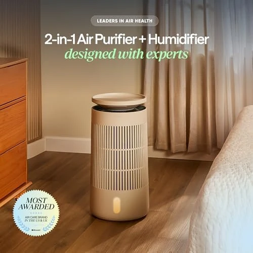 2-in-1 Air Purifier and Humidifier for Large Rooms — Humidifier, BLUEAIR