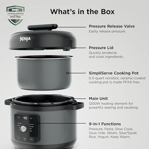 9-in-1 Pressure Cooker — Multicooker, Ninja