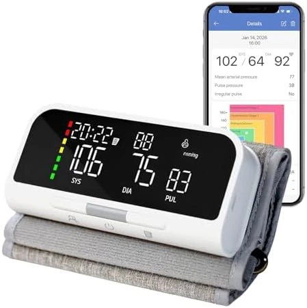 Bluetooth Blood Pressure Monitor Upper Arm — Blood Pressure Monitor, @AL21