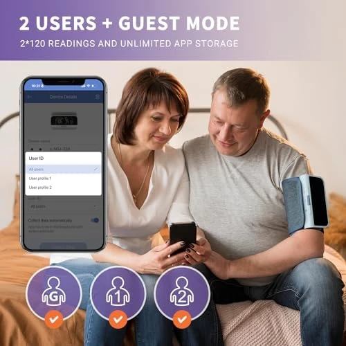 Bluetooth Blood Pressure Monitor Upper Arm — Blood Pressure Monitor, @AL21