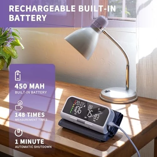 Bluetooth Blood Pressure Monitor Upper Arm — Blood Pressure Monitor, @AL21