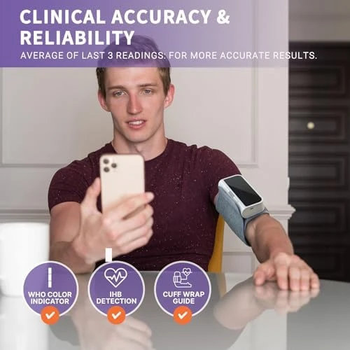 Bluetooth Blood Pressure Monitor Upper Arm — Blood Pressure Monitor, @AL21