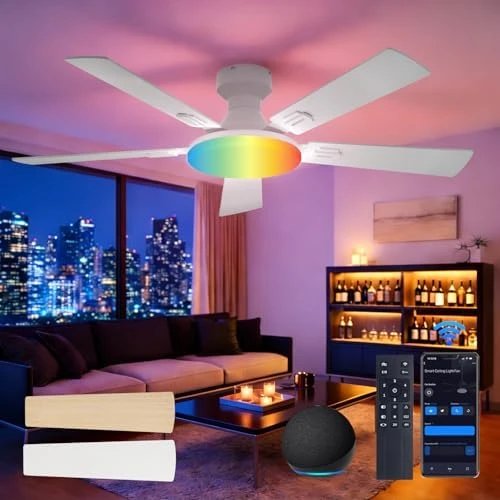 Ceiling Fan with Lights — Smart Fan, Amico