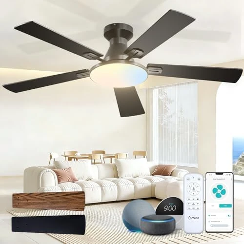 Ceiling Fan with Lights — Smart Fan, Amico