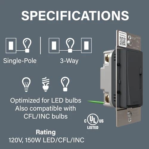 Dimmer Light Switch — Smart Switch, Legrand