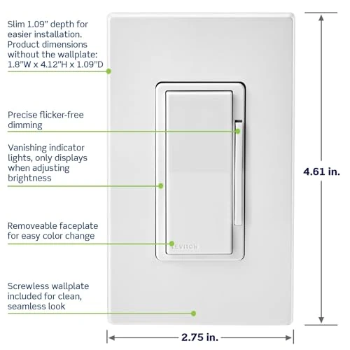 Dimmer Switch — Smart Switch, Leviton