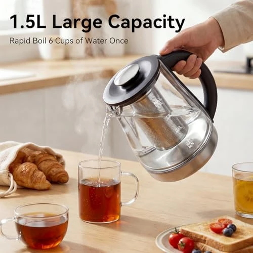 Electric Kettle with Infuser — Electric Kettle, Olayks