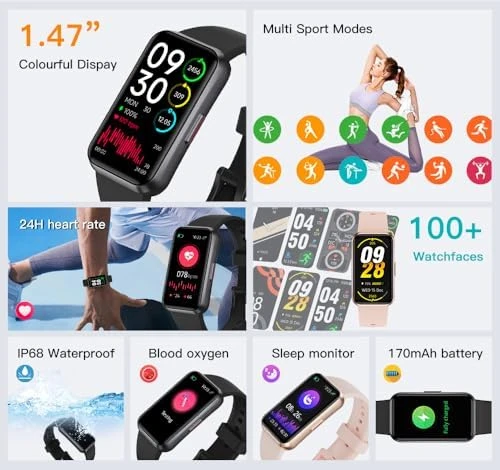 Fitness Tracker with Blood Oxygen Monitor and OLED Display — Fitness Tracker, USMECBL