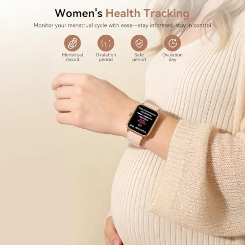 Fitness Tracker with Bluetooth Calling & Alexa — Smart Watch, iBesi
