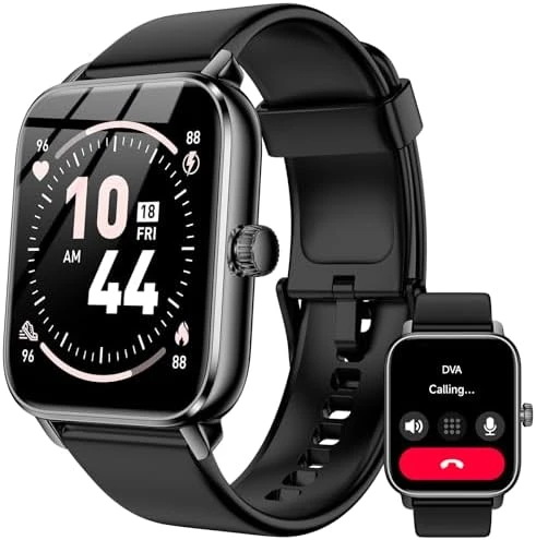 Fitness Tracker with Bluetooth Calling & Alexa — Smart Watch, iBesi