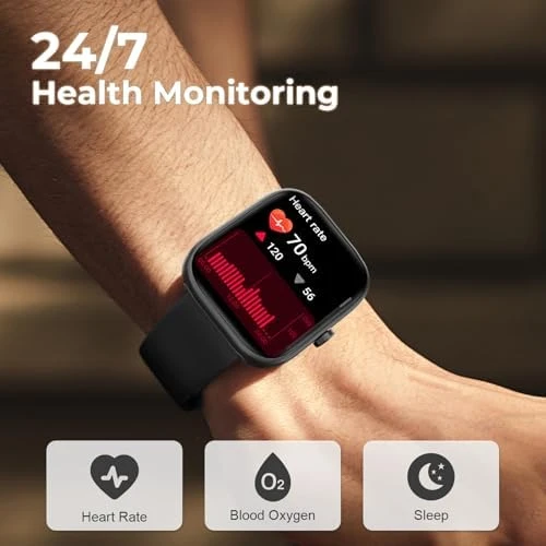 Fitness Watch with Bluetooth Call & Message Notifications — Fitness Tracker, MFVLP